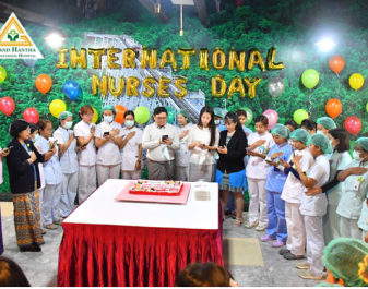 မေလ ၁၂ ရက်နေ့တွင် International Nurses Day အထိမ်းအမှတ်အနေနှင့် ဂရန်း(ဒ်)ဟံသာ ဆေးရုံကြီးတွင် ကျင်းပပြုလုပ်ခဲ့သော ပုံရိပ်များ